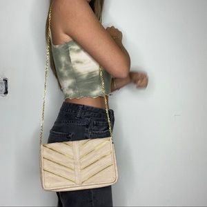 Beige Clutch Handbag